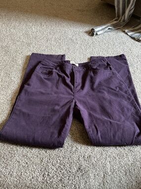 St. John’s Bay Eggplant Jeans Sz 12